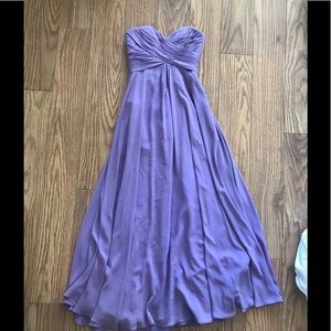 Soft purple bridesmaid dress by Allure Bridals 2